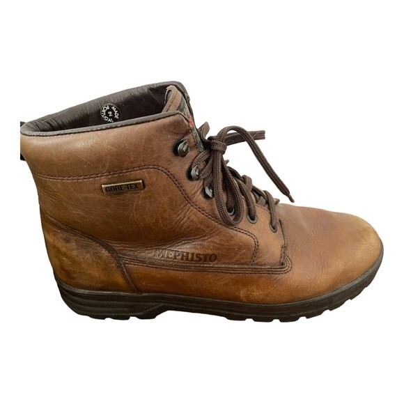 Mephisto Mens Lifestyle Brown Slacker Leather Hiking Boot Grunge Gorpcore 10.5 - Picture 11 of 12